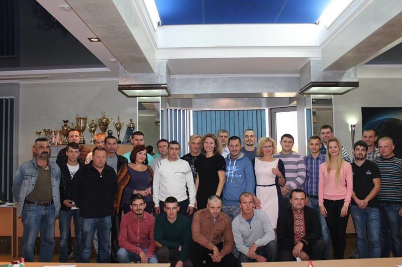 Зустрілися прикарпатські енергетики, які воювали в зоні АТО (ФОТО)
