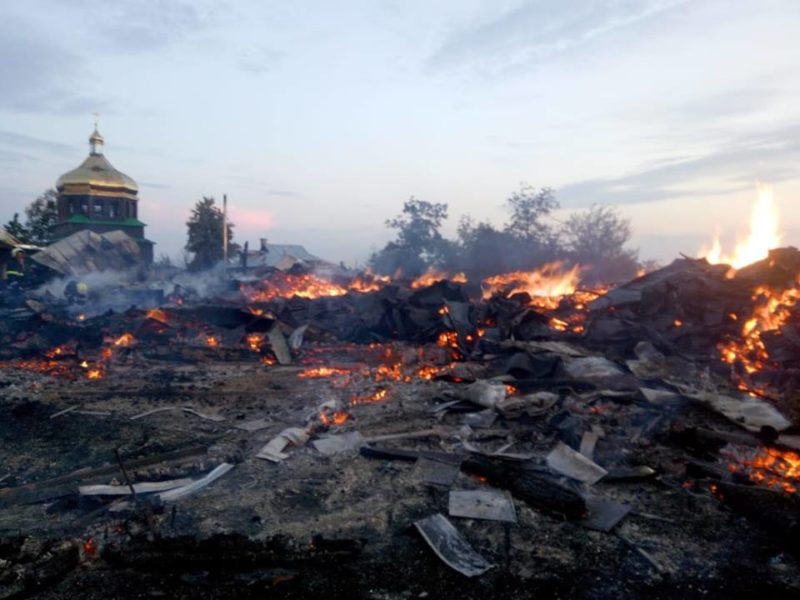 З’явилися подробиці пожежі церкви у Калуському районі (ФОТО)