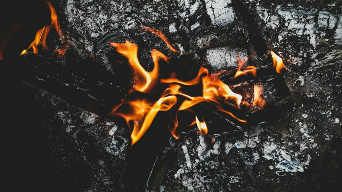 У Чернівцях жінка смолоскипом відігрівала двигун тролейбуса, який заглох (ВІДЕО)