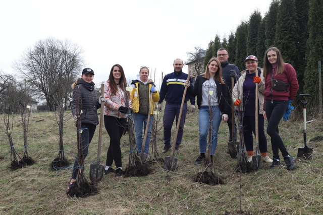Майже 100 плодових дерев поповнили парафіяльний сад у Крилосі (ФОТО)