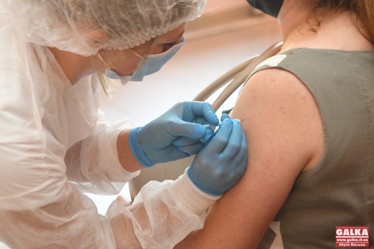 Понад три тисячі щеплень від COVID-19 зробили минулої доби на Прикарпатті