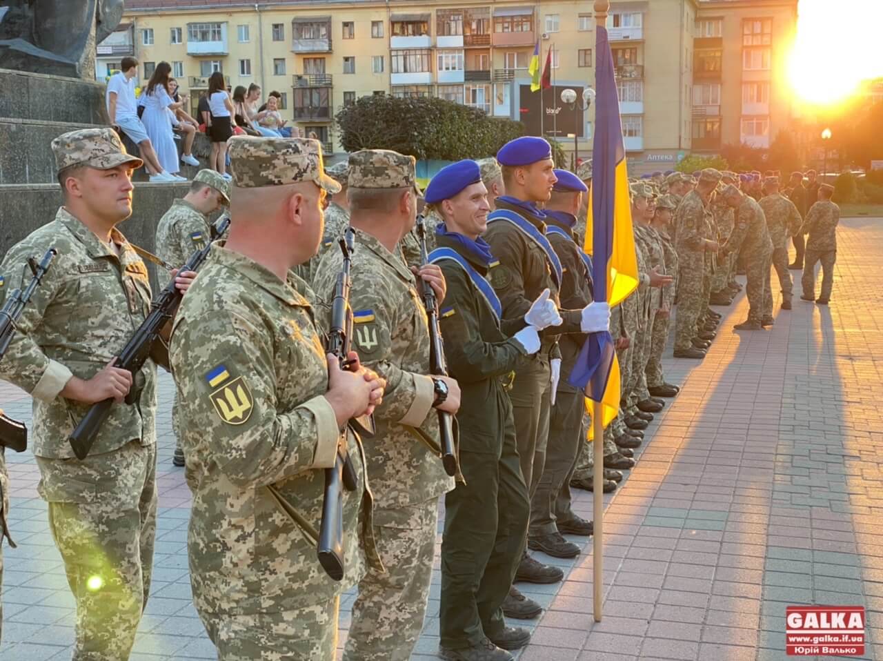 Репетиція ходи до Дня Незалежності триває в Івано-Франківську (ФОТО)