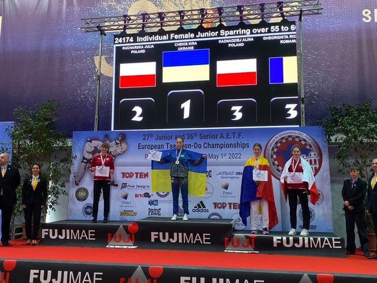 Ще три нагороди вибороли франківські таеквондисти на Чемпіонату Європи (ФОТО)