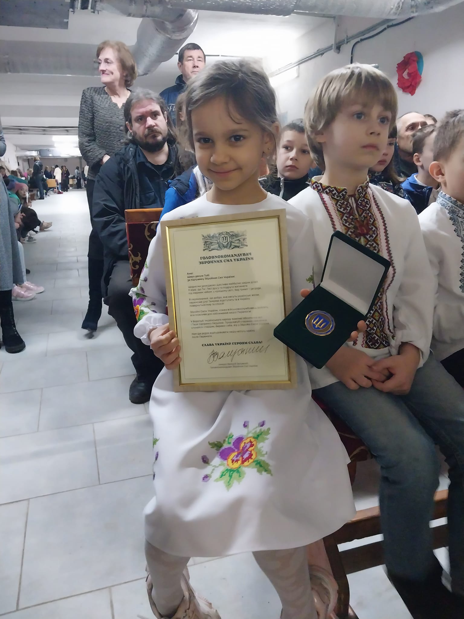 Залужний подякував маленькій франківці за підтримку (ФОТО)