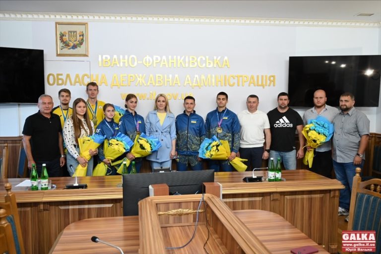 У Франківську привітали призерів міжнародних спортивних чемпіонатів (ФОТО)