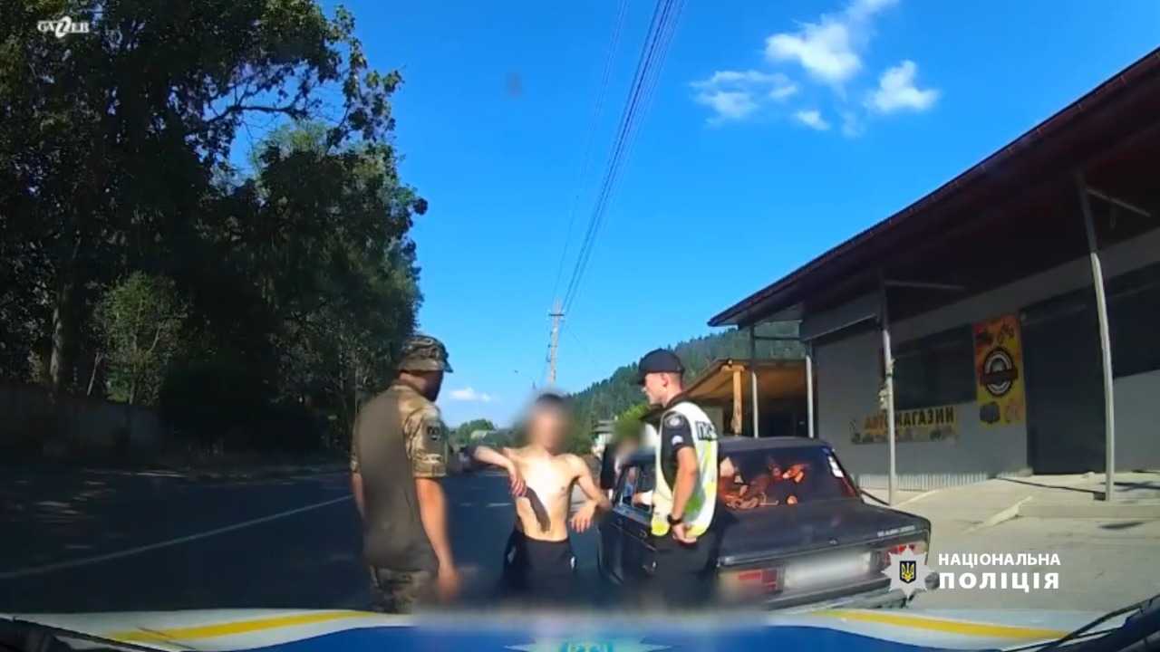 На Яремчанщині п’яний хлопець без посвідчення порушив ПДР і тікав від поліції